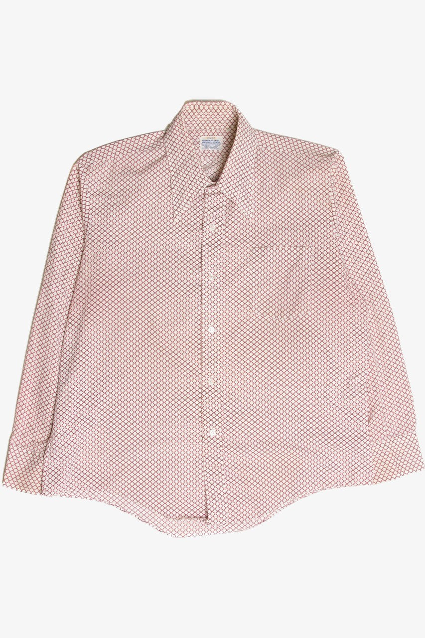 Vintage Park Avenue Permanent Press Long Sleeve Button Up Shirt