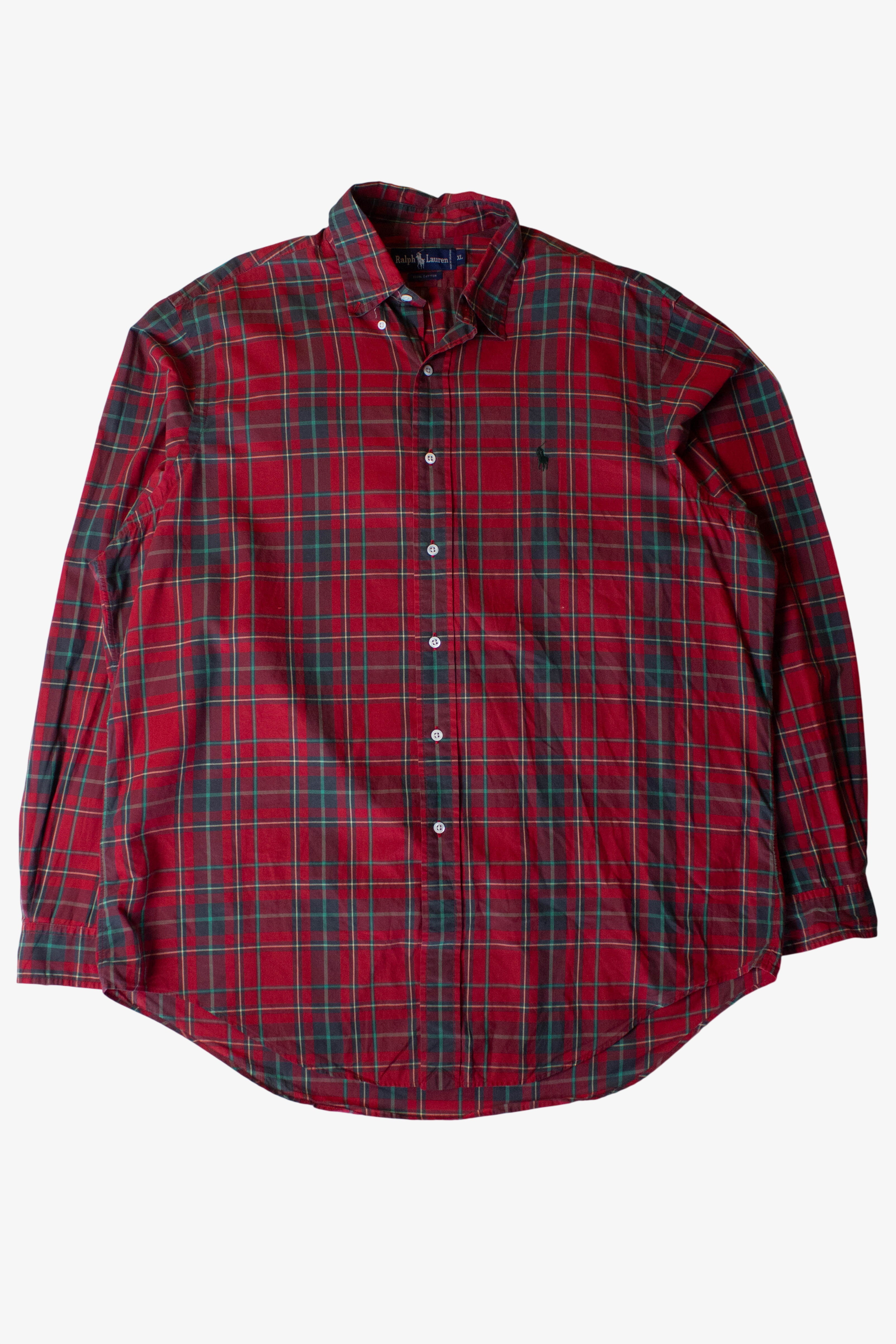 Vintage Red Ralph Lauren Button Up (1990s)