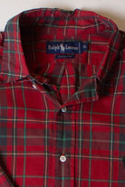 Vintage Red Ralph Lauren Button Up (1990s)
