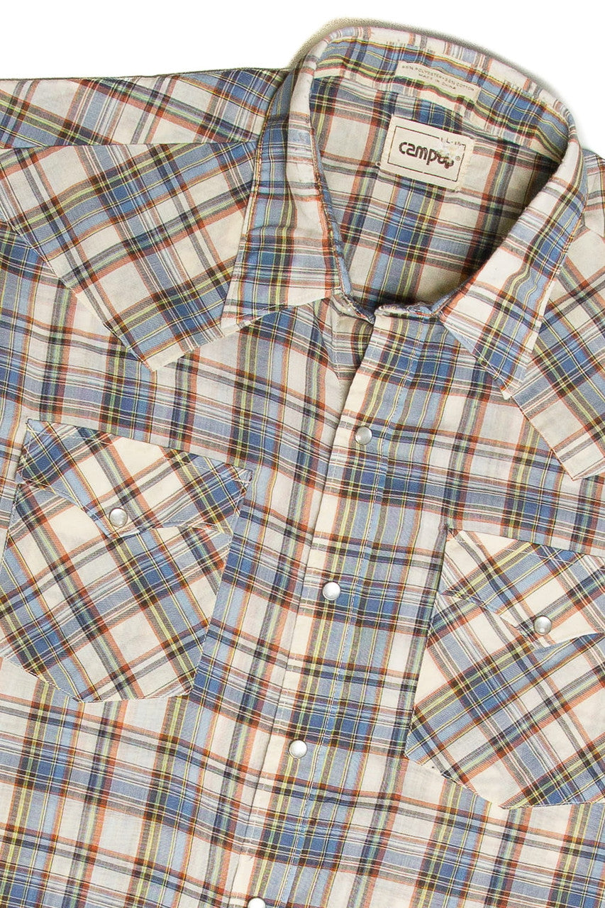 Vintage Campus Button Up Shirt