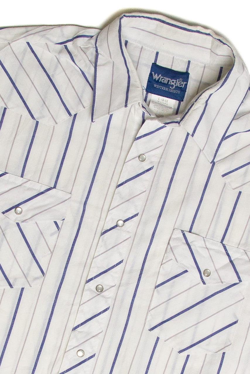 Recycled White Wrangler Button Up Shirt