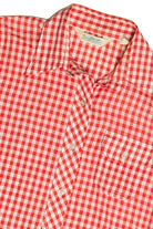Vintage Sears Red Button Up Shirt