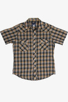 Recycled Wrangler Yellow And Red Button Up Shirt