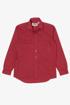 Vintage Red Expressions Button Up Shirt (1990s)
