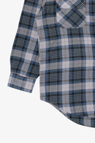 Vintage Blue Northwest Territory Button Up Shirt (1990s)