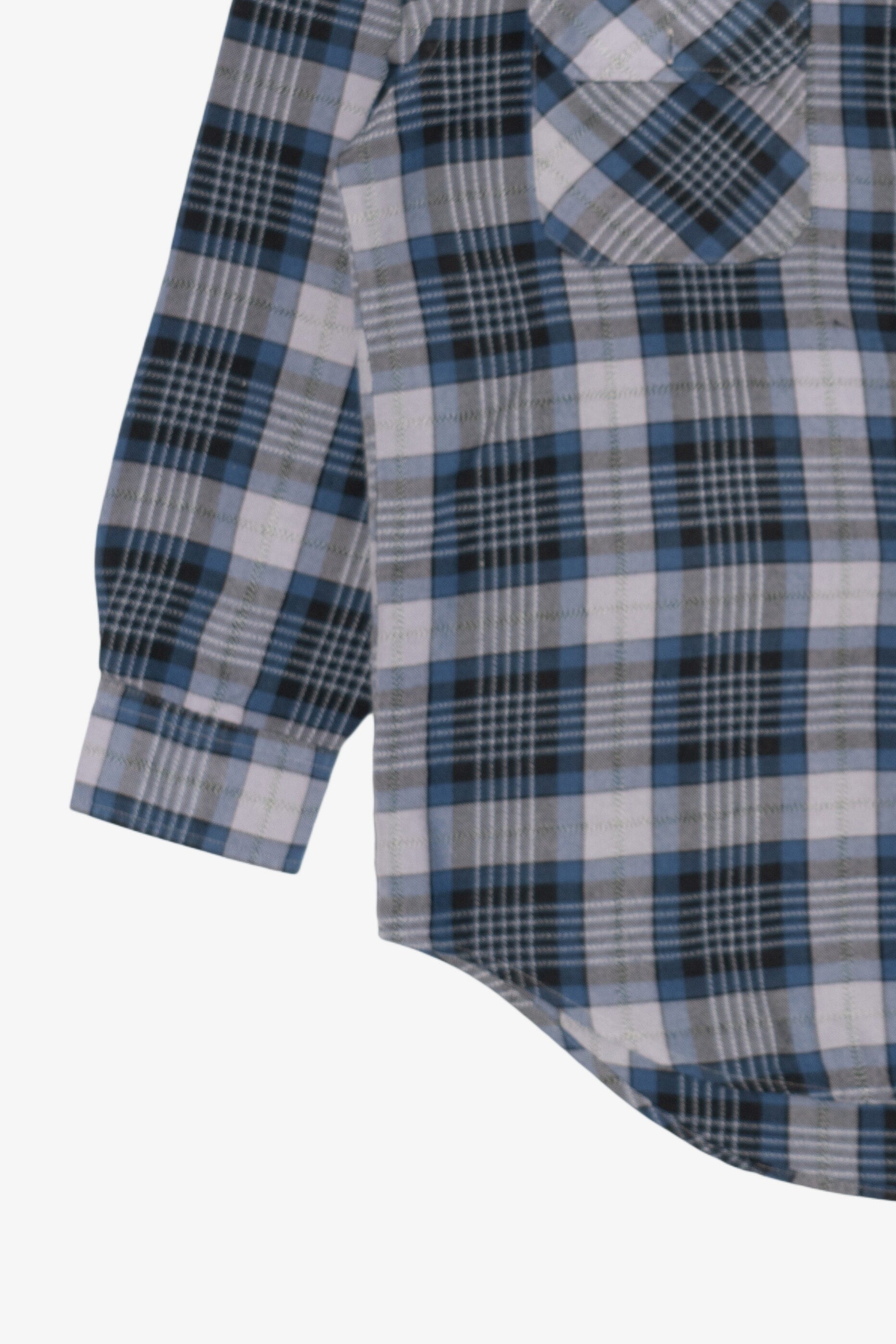 Vintage Blue Northwest Territory Button Up Shirt (1990s)