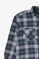 Vintage Blue Northwest Territory Button Up Shirt (1990s)