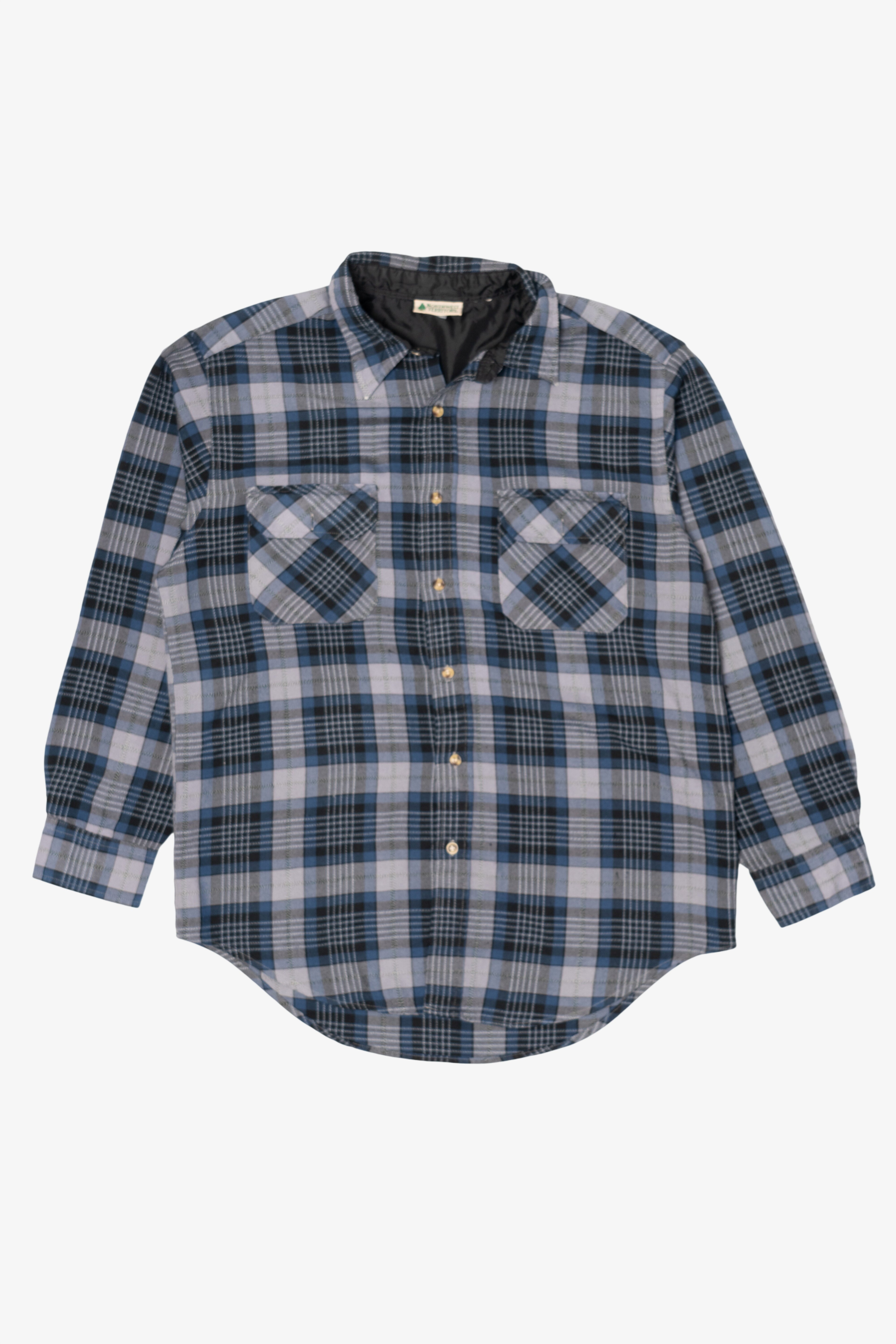 Vintage Blue Northwest Territory Button Up Shirt (1990s)