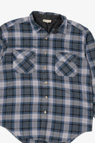 Vintage Blue Northwest Territory Button Up Shirt (1990s)