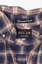 Vintage Navy Blue Oscar de la Renta Button up Shirt (1990s)