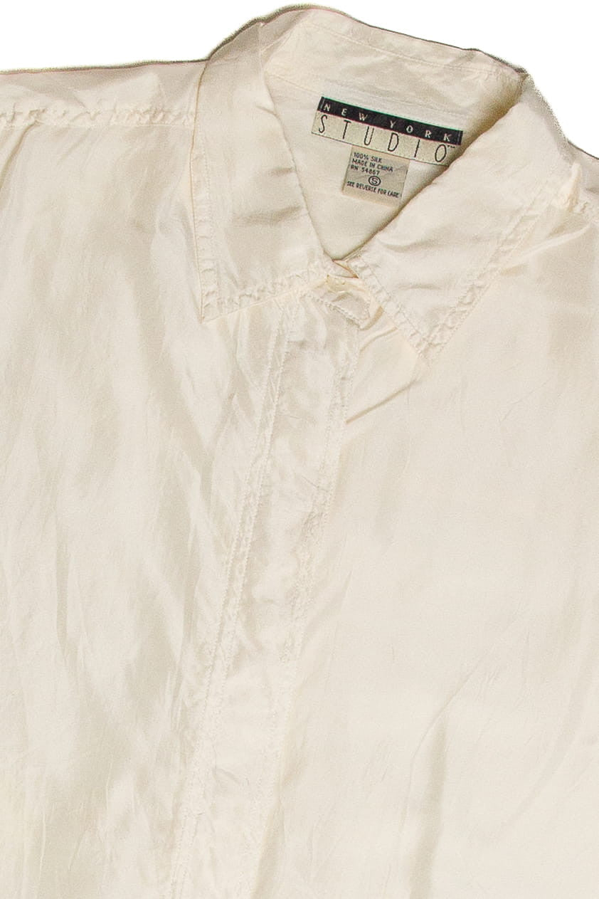 Vintage New York Studio Silk Button Up Shirt