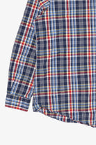 Vintage Navy Blue Plaid Ralph Lauren Button Up Shirt (2000s)