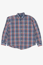 Vintage Navy Blue Plaid Ralph Lauren Button Up Shirt (2000s)