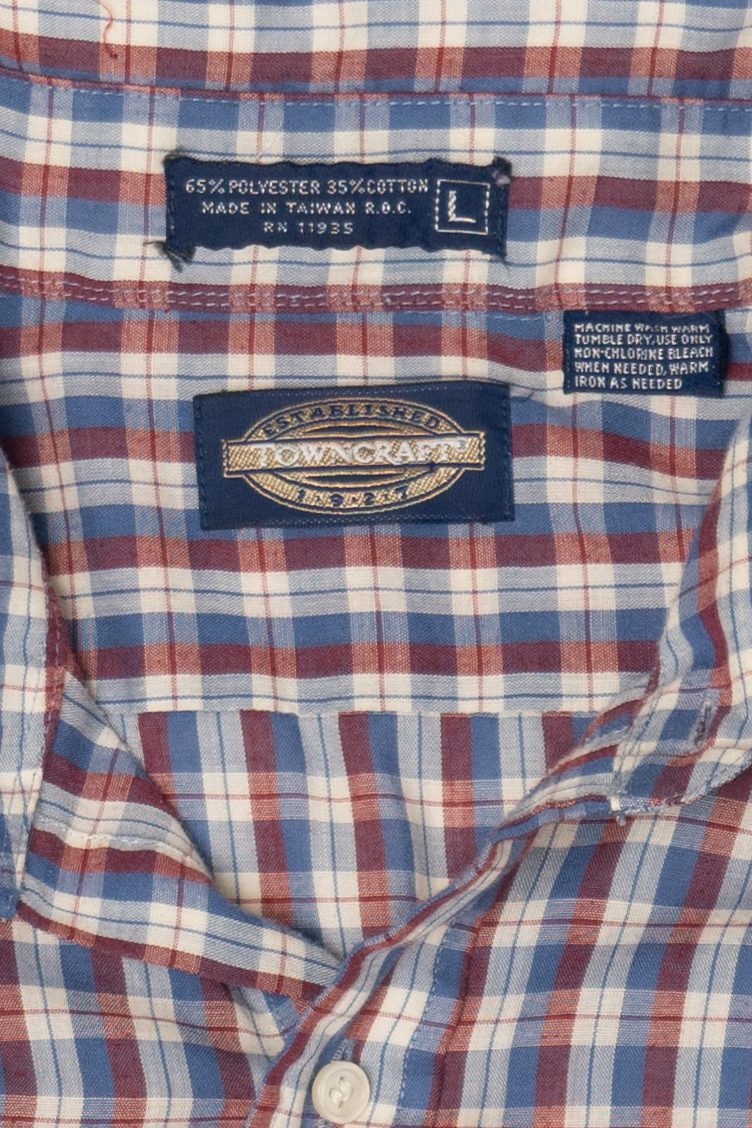 Vintage Towncraft Plaid Button Up Shirt (1980s)