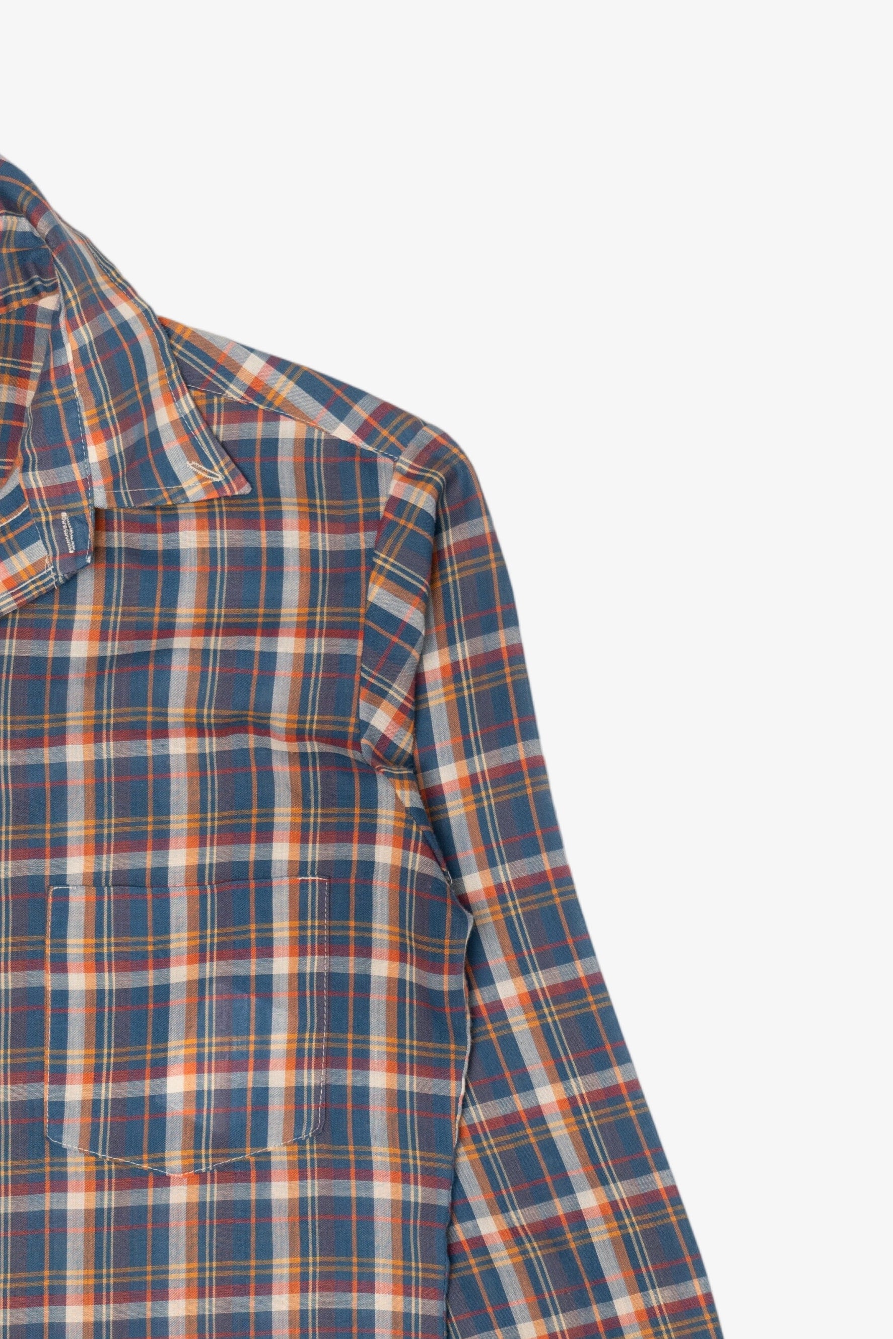 Vintage Plaid Button Up Shirt (1990s)