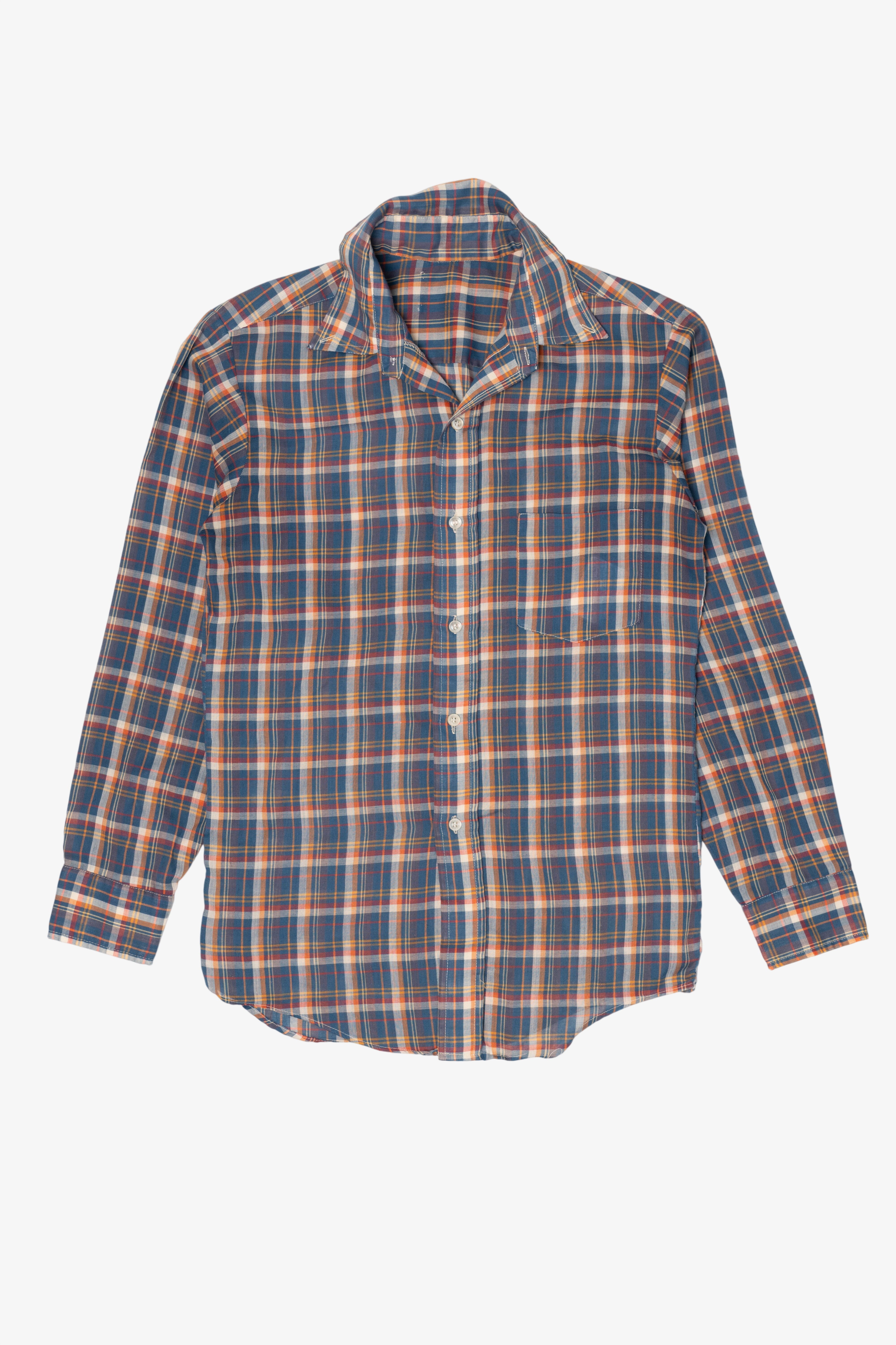 Vintage Plaid Button Up Shirt (1990s)