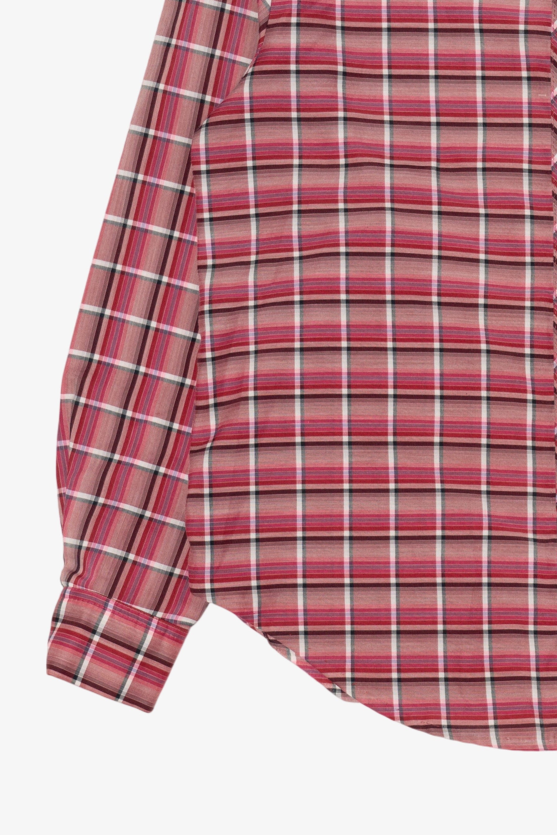 Vintage Red Plaid Ecco Bay Button Up Shirt (1970s)