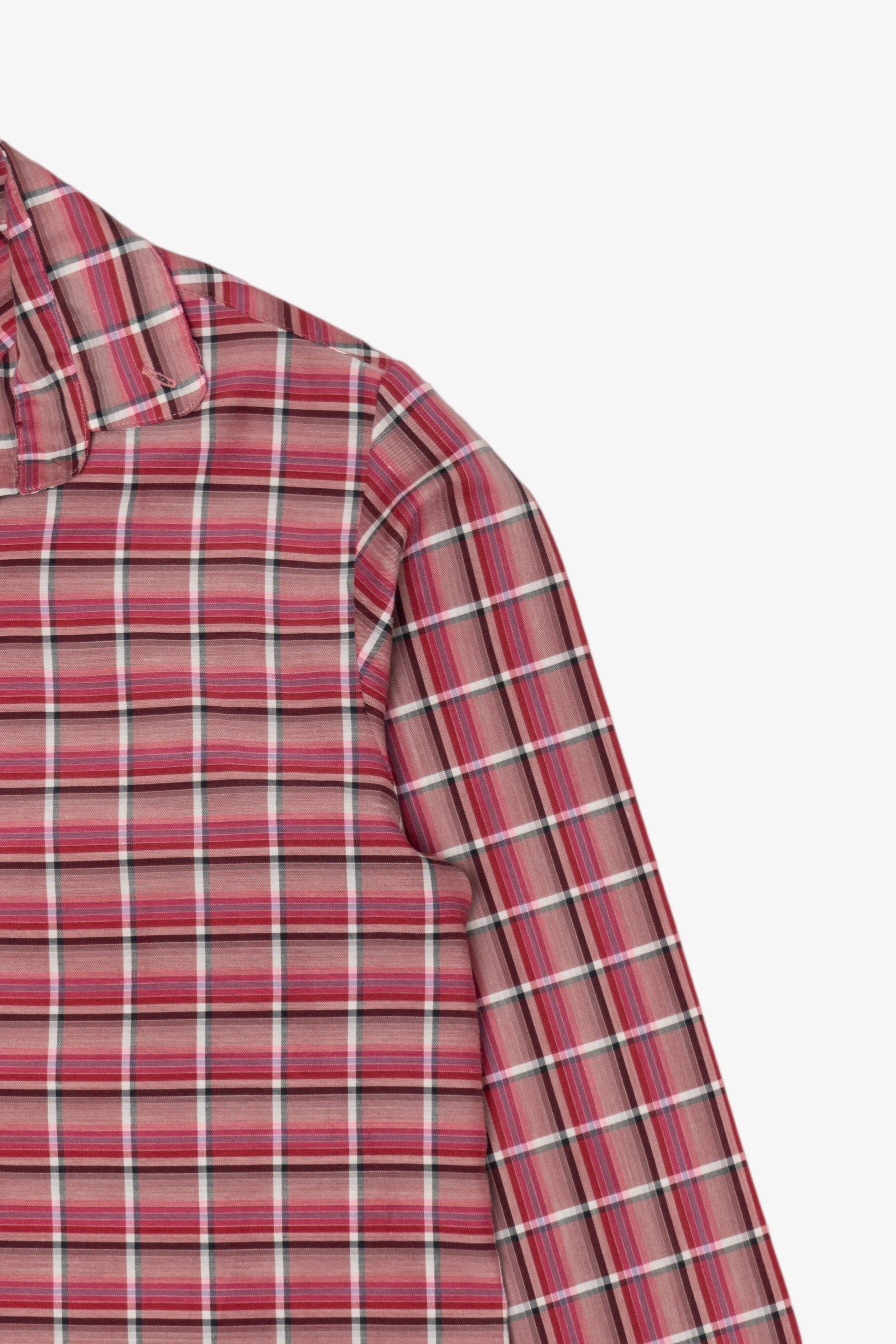Vintage Red Plaid Ecco Bay Button Up Shirt (1970s)