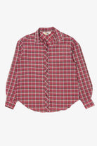 Vintage Red Plaid Ecco Bay Button Up Shirt (1970s)