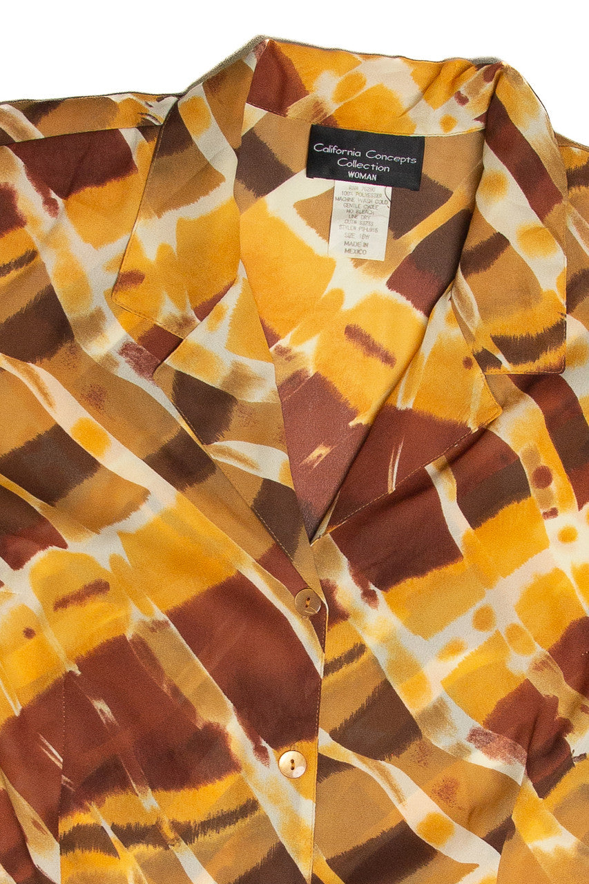 Vintage California Concepts Button Up Shirt