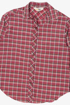 Vintage Red Plaid Ecco Bay Button Up Shirt (1970s)
