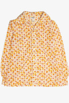 Vintage Red And Orange Button Up Shirt