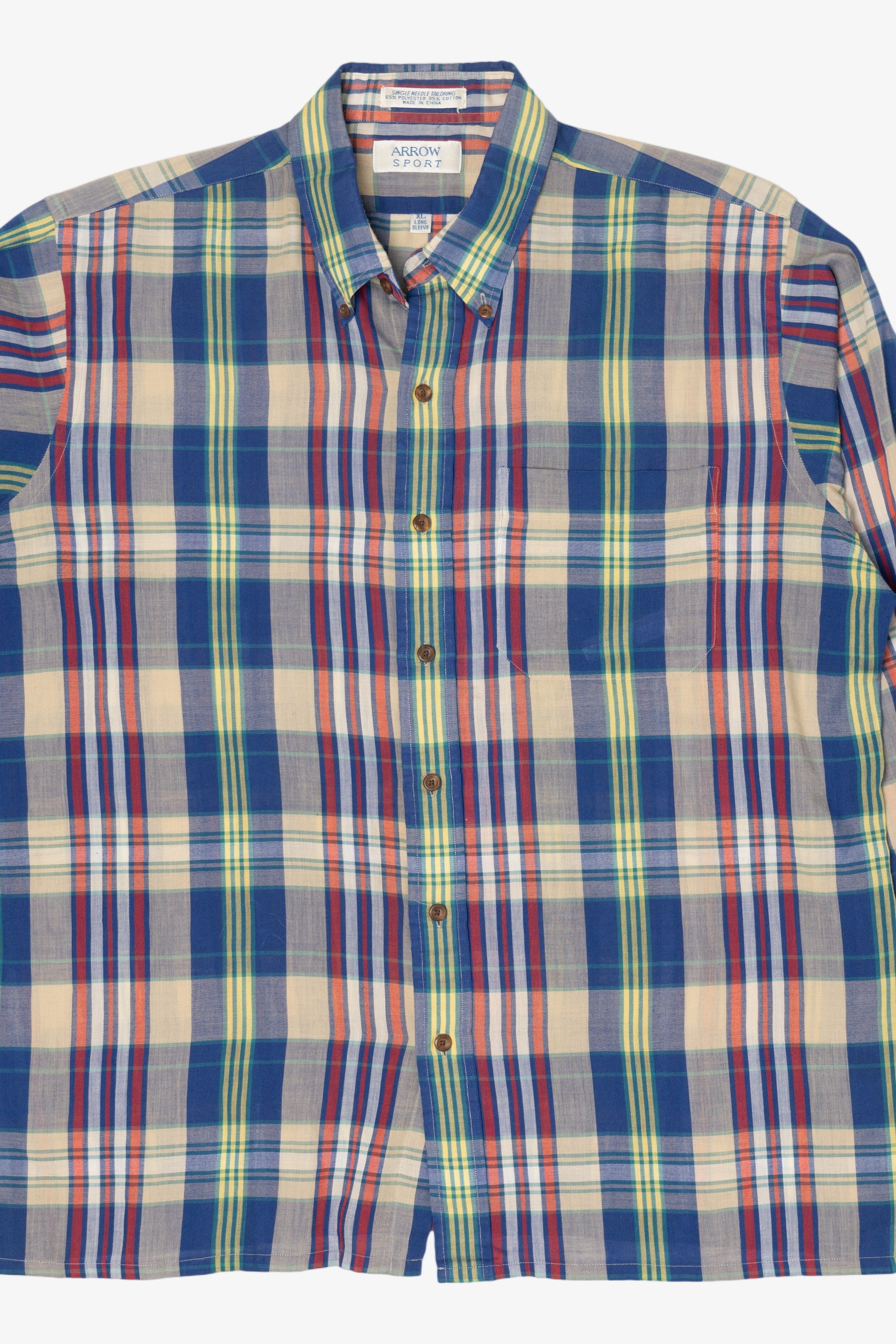 Vintage Arrow Sport Single Needle Tailoring Button Up Shirt (1980s)