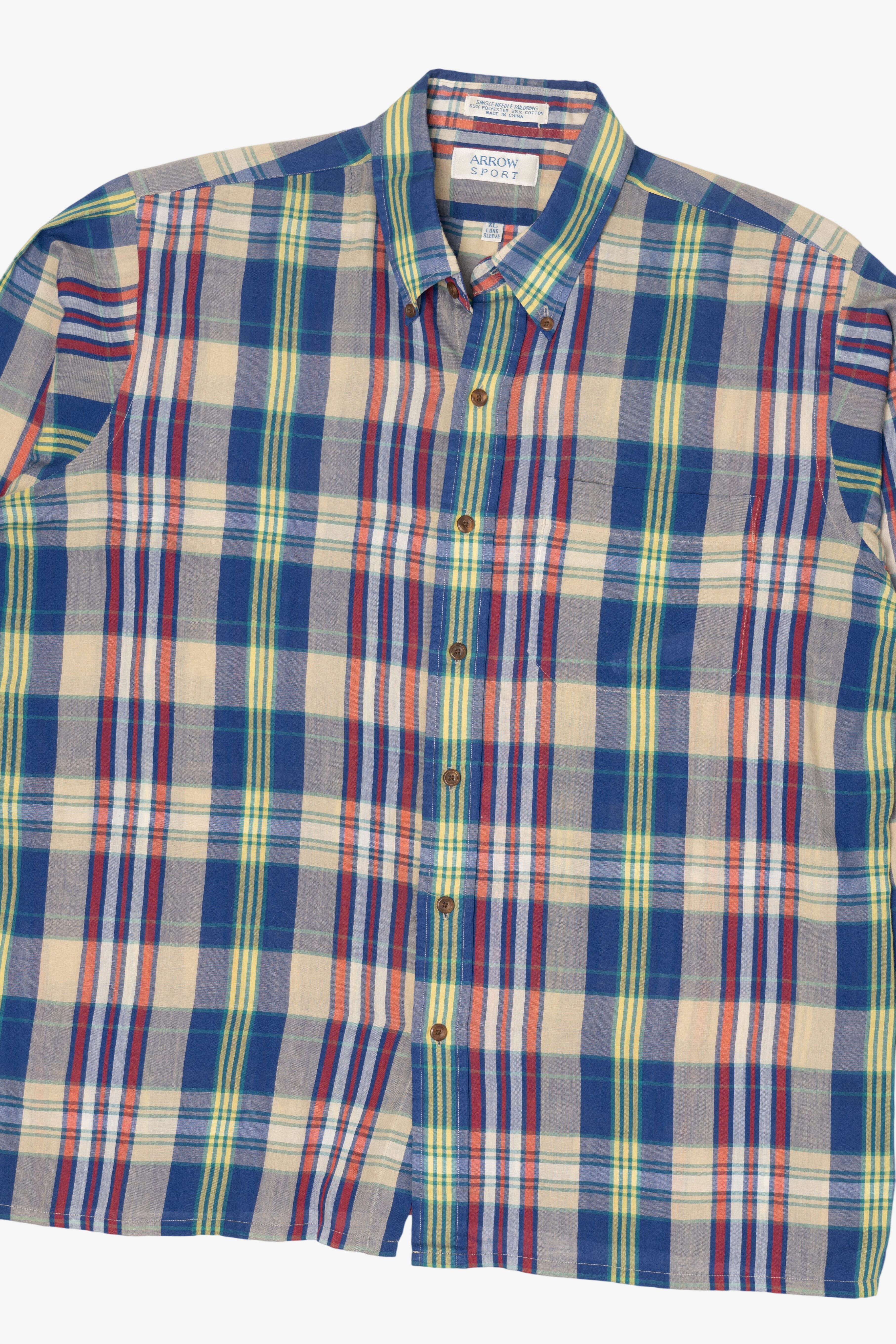 Vintage Arrow Sport Single Needle Tailoring Button Up Shirt (1980s)