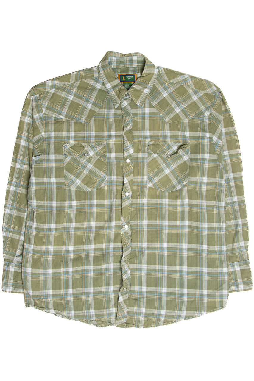Vintage Country Life Button Up Shirt