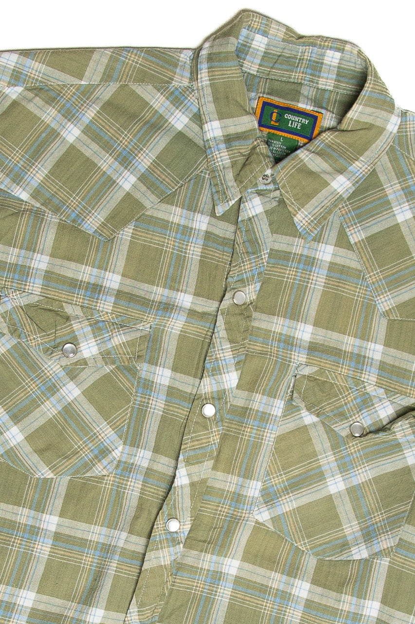 Vintage Country Life Button Up Shirt
