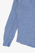 Blue Frank & Eileen Linen Button Up Shirt (2010s)