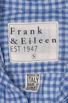 Blue Frank & Eileen Linen Button Up Shirt (2010s)