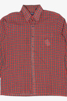 Vintage Red Plaid Arrow Button Up Shirt (1990s)