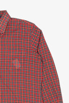 Vintage Red Plaid Arrow Button Up Shirt (1990s)
