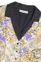 Vintage Caribou Vested Leopard Button Up Shirt