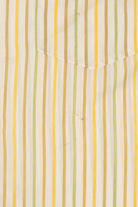 Vintage Hand Tailored Yellow Striped Little's Creations Button Up Shirt (1980s)