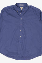 Vintage Blue L.L. Bean Wrinkle Resistant Button Up Shirt (1990s)