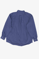 Vintage Blue L.L. Bean Wrinkle Resistant Button Up Shirt (1990s)
