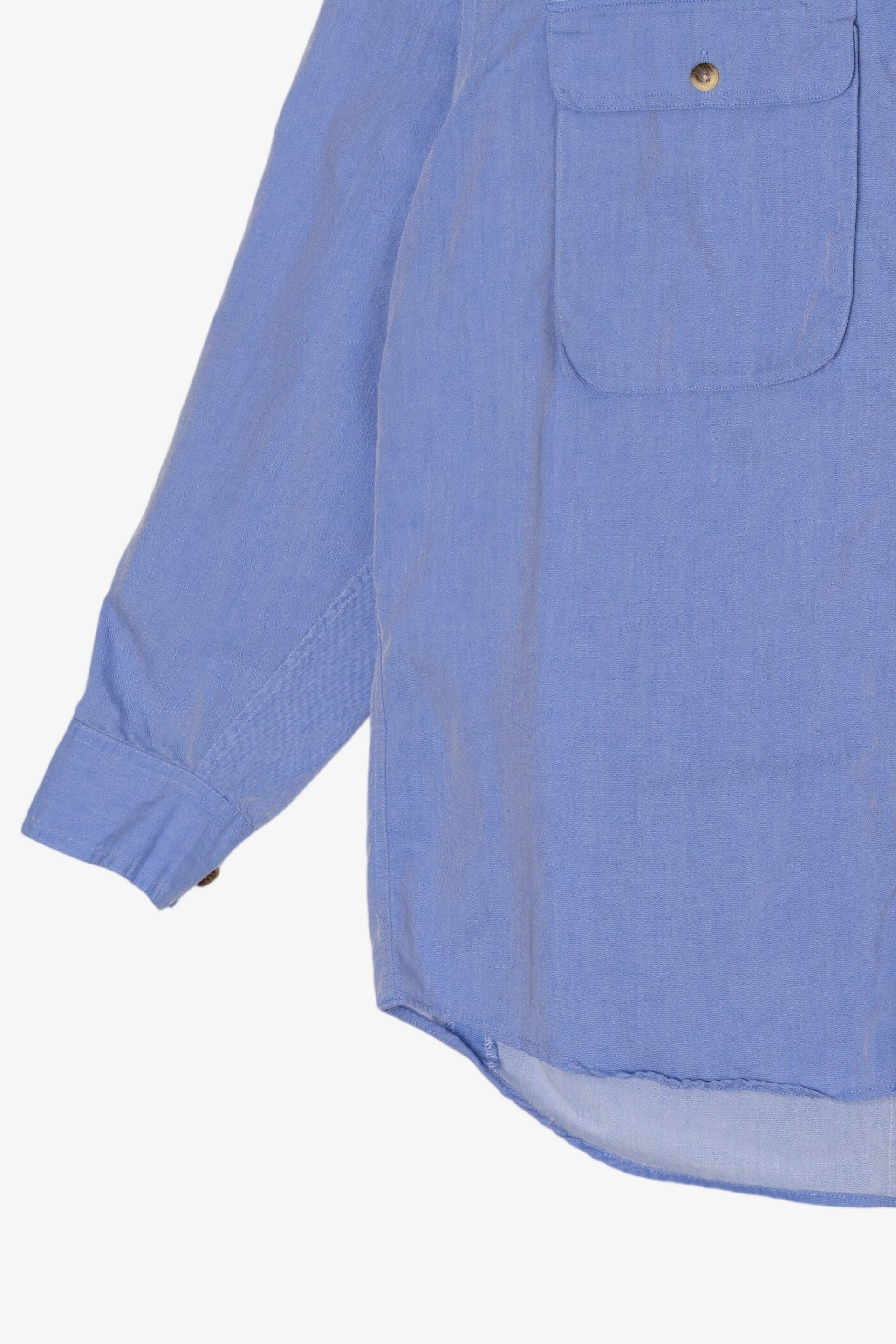 Vintage Blue Travel Smith Button Up Shirt (1990s)