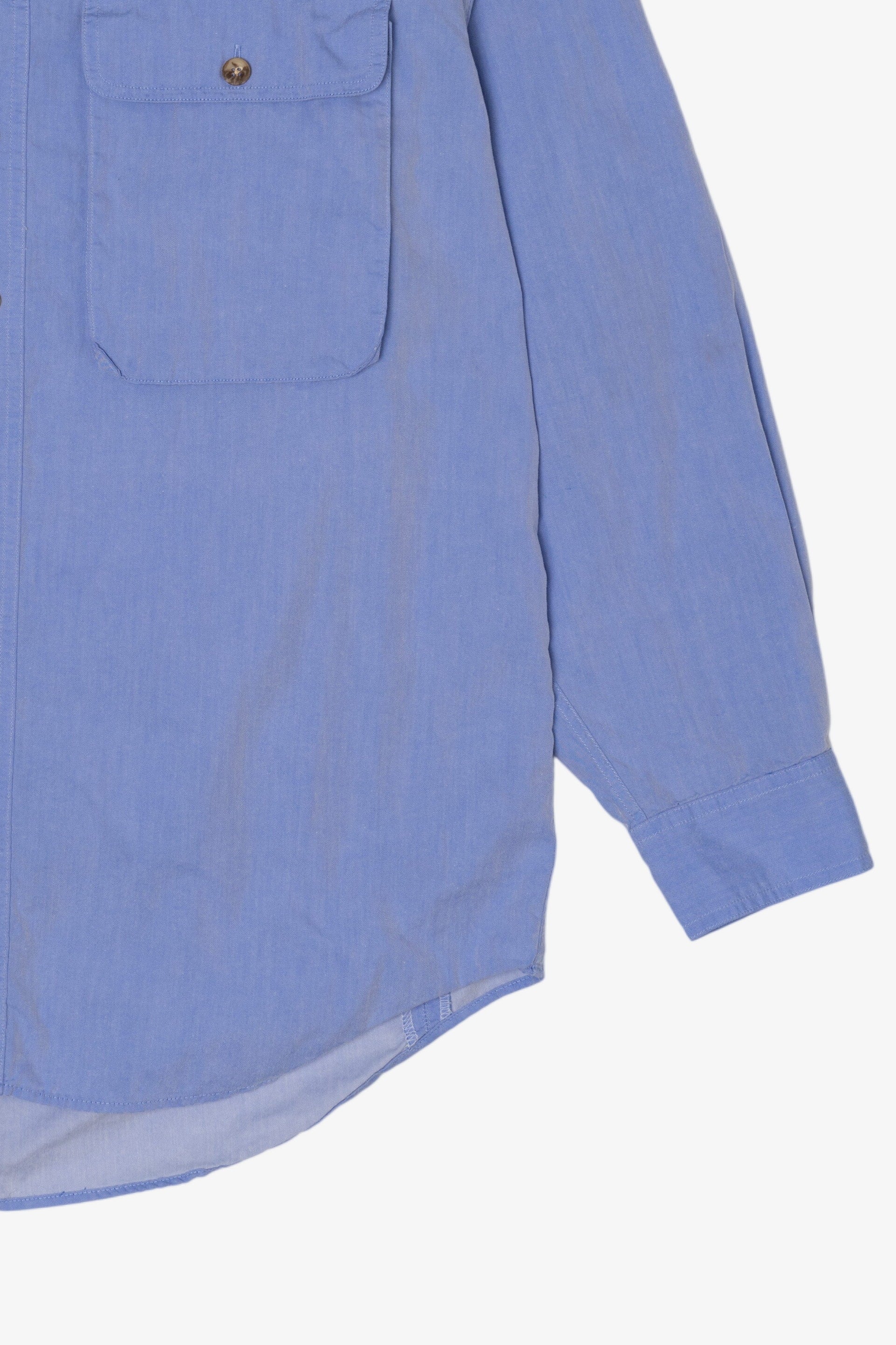 Vintage Blue Travel Smith Button Up Shirt (1990s)
