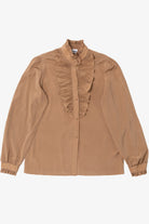 Vintage Ruffle Collar Koret Button Up Shirt