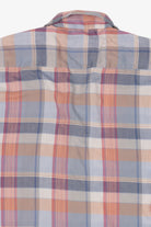 Vintage Sovereign Light Blue Plaid Permanent Press Button Up Shirt (1970s)
