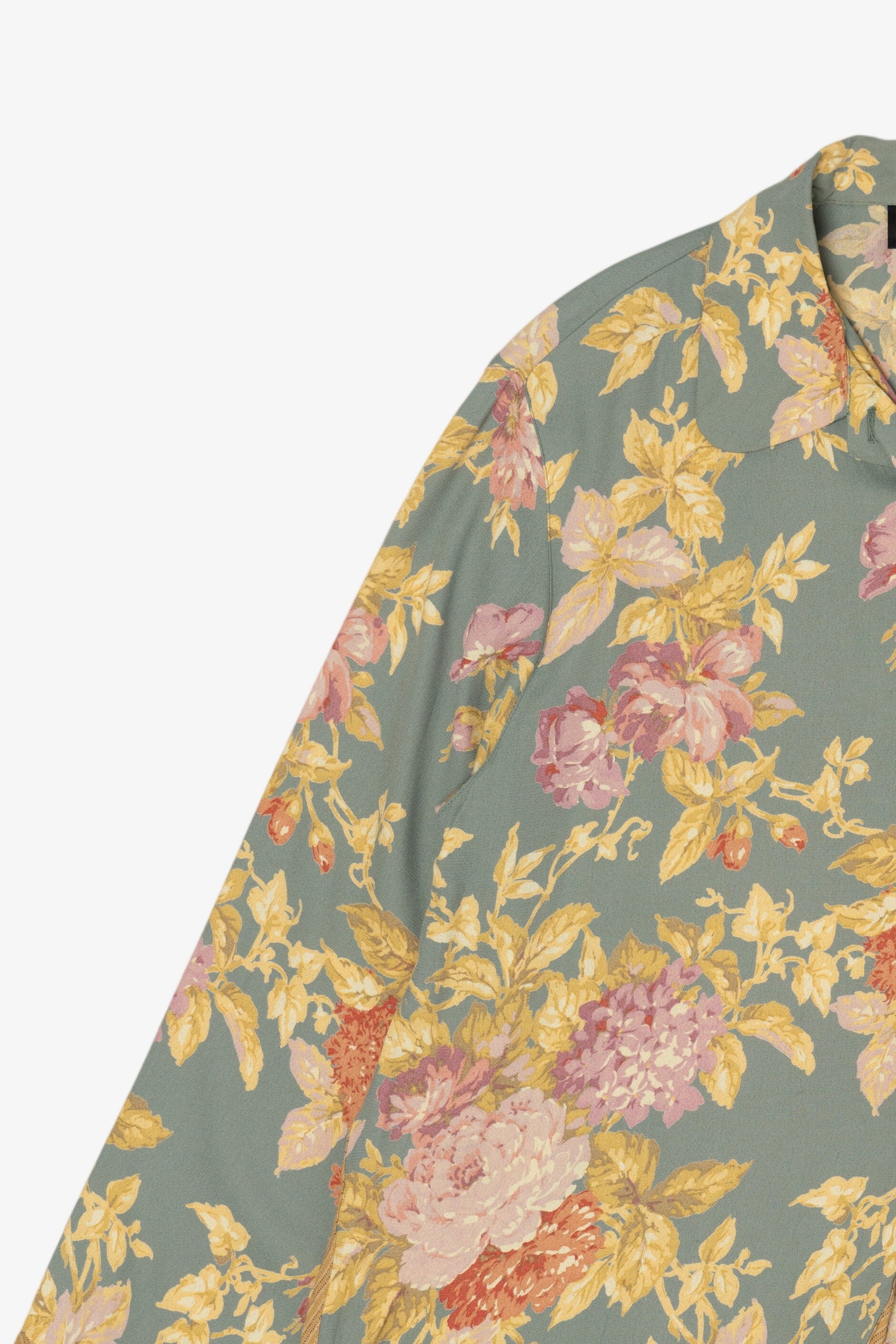 Vintage Carole Little Floral Button Up Blouse (1990s)