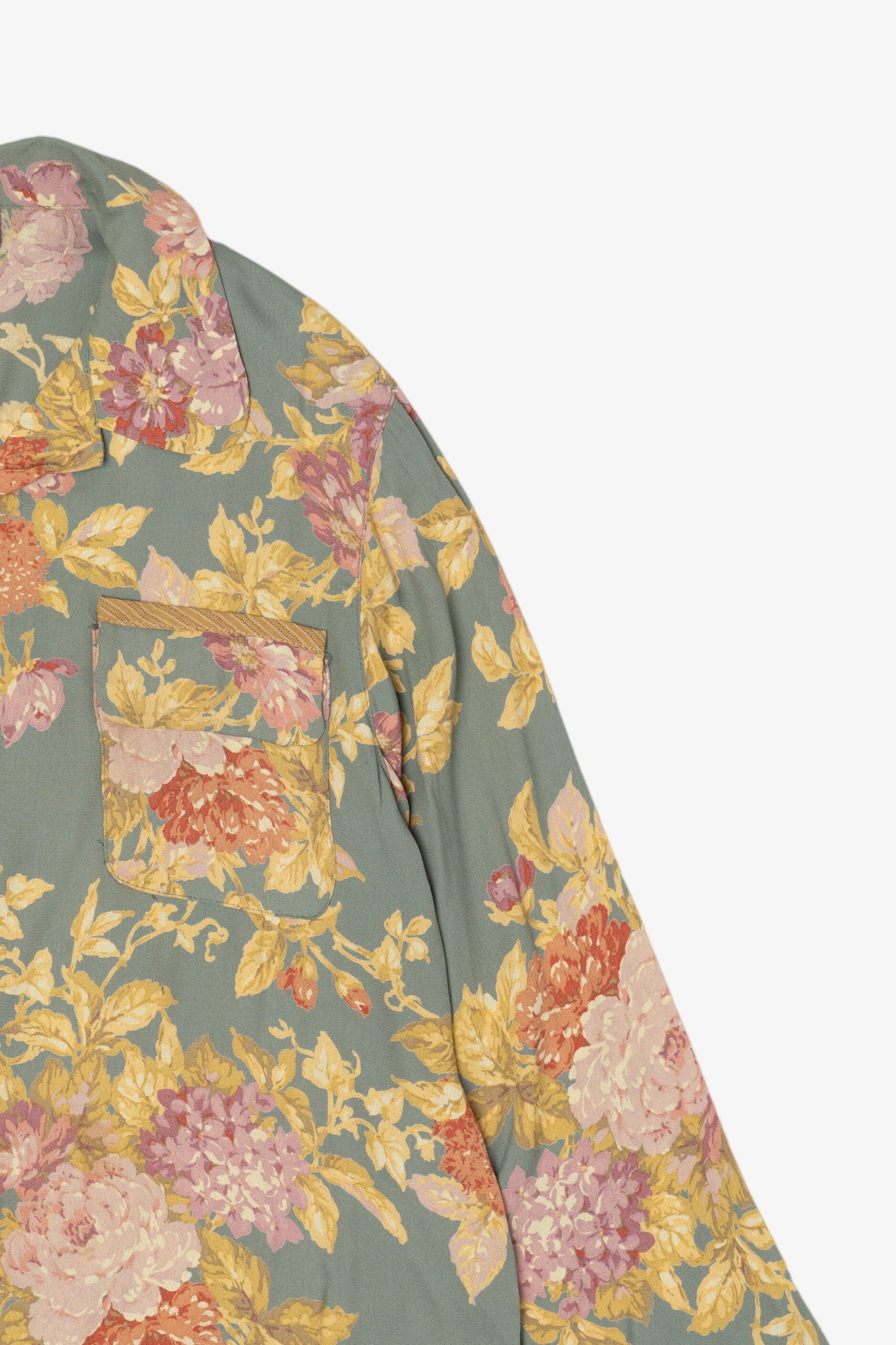 Vintage Carole Little Floral Button Up Blouse (1990s)