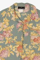 Vintage Carole Little Floral Button Up Blouse (1990s)