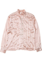 Vintage Embroidered Pleated Front Erena Button Up Shirt