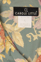 Vintage Carole Little Floral Button Up Blouse (1990s)
