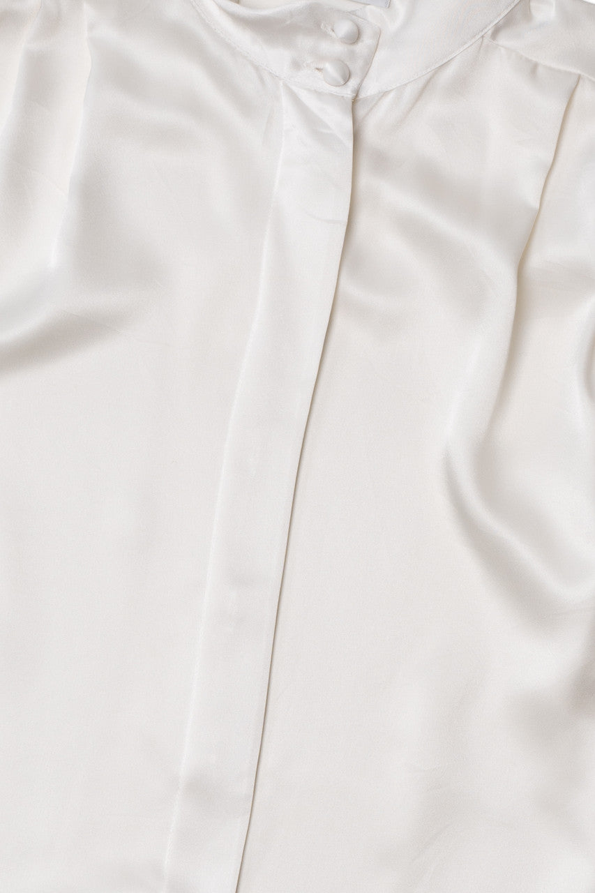 Vintage Silky White JH Collectibles Button Up Shirt