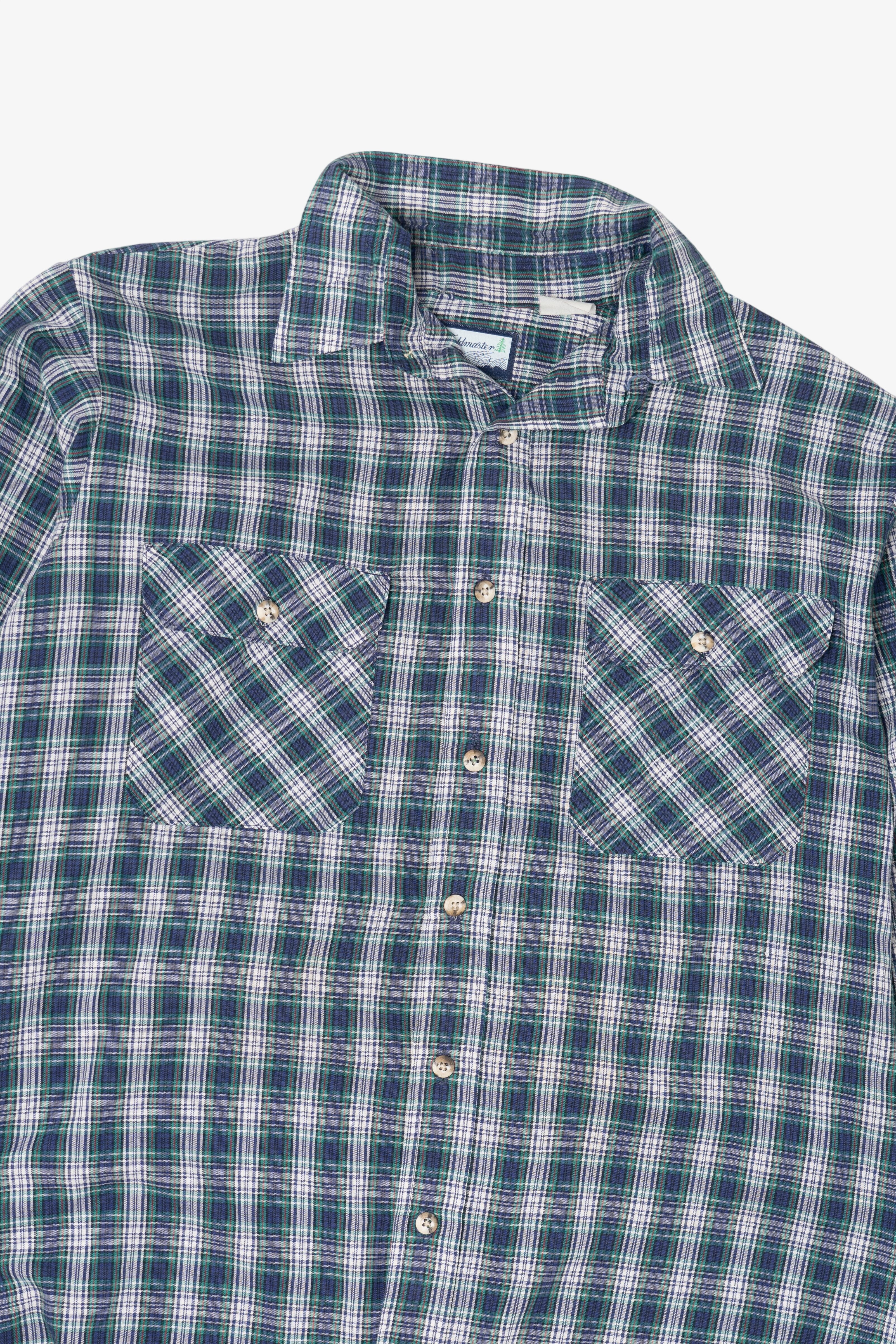 Vintage Fieldmaster Plaid Button Up Shirt (1980s)