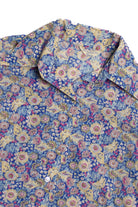 Vintage Floral Poppies Button Up Shirt (1970s)